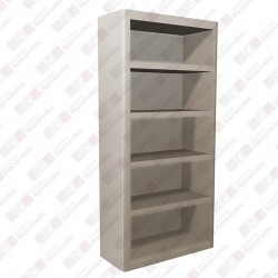 Gabinete Metálico Sin Puertas -  Librero Metálico para Biblioteca Arena